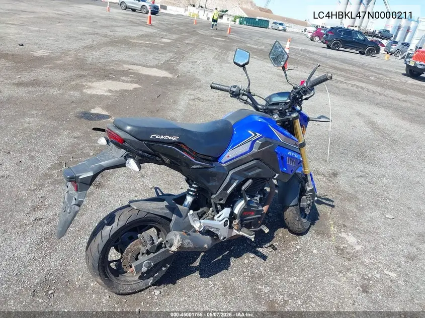 2022 Lifan C25 VIN: LC4HBKL47N0000211 Lot: 45001755