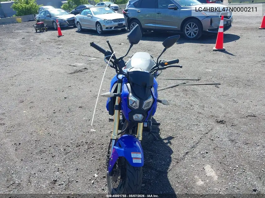 2022 Lifan C25 VIN: LC4HBKL47N0000211 Lot: 45001755