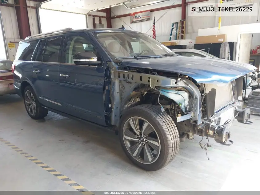 2019 Lincoln Navigator L Reserve VIN: 5LMJJ3LT6KEL26229 Lot: 45444206