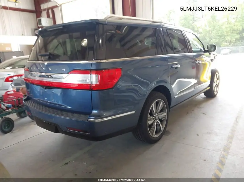 2019 Lincoln Navigator L Reserve VIN: 5LMJJ3LT6KEL26229 Lot: 45444206