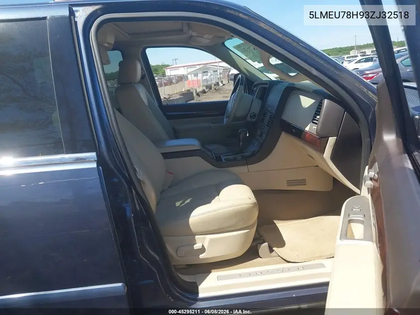 2003 Lincoln Aviator VIN: 5LMEU78H93ZJ32518 Lot: 45295211
