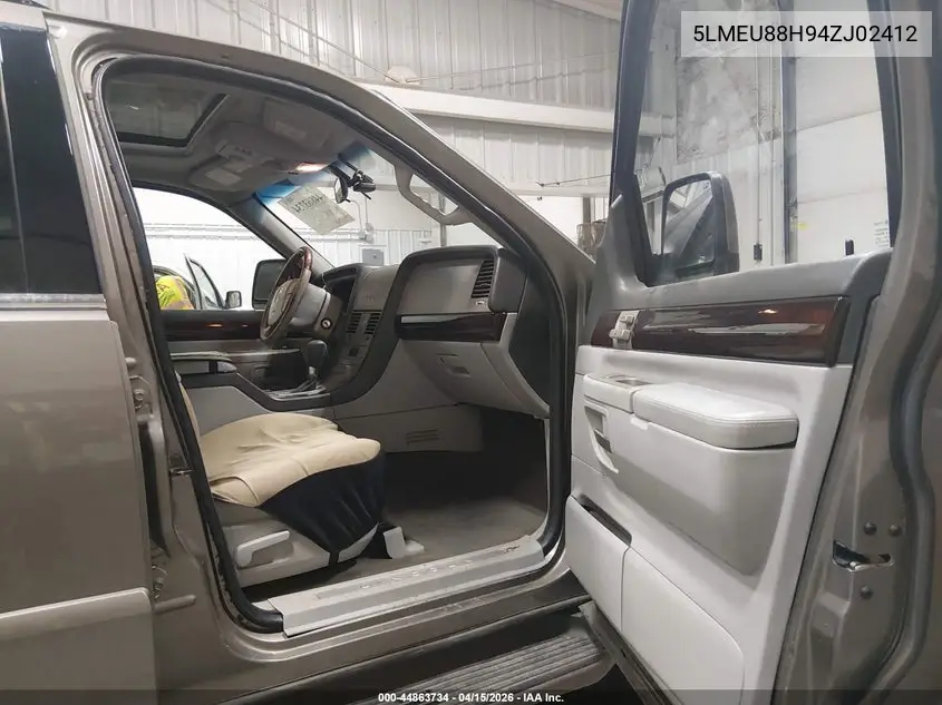 2004 Lincoln Aviator VIN: 5LMEU88H94ZJ02412 Lot: 44863734