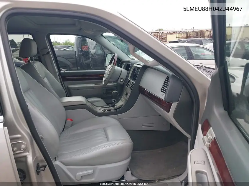 2004 Lincoln Aviator VIN: 5LMEU88H04ZJ44967 Lot: 45331890
