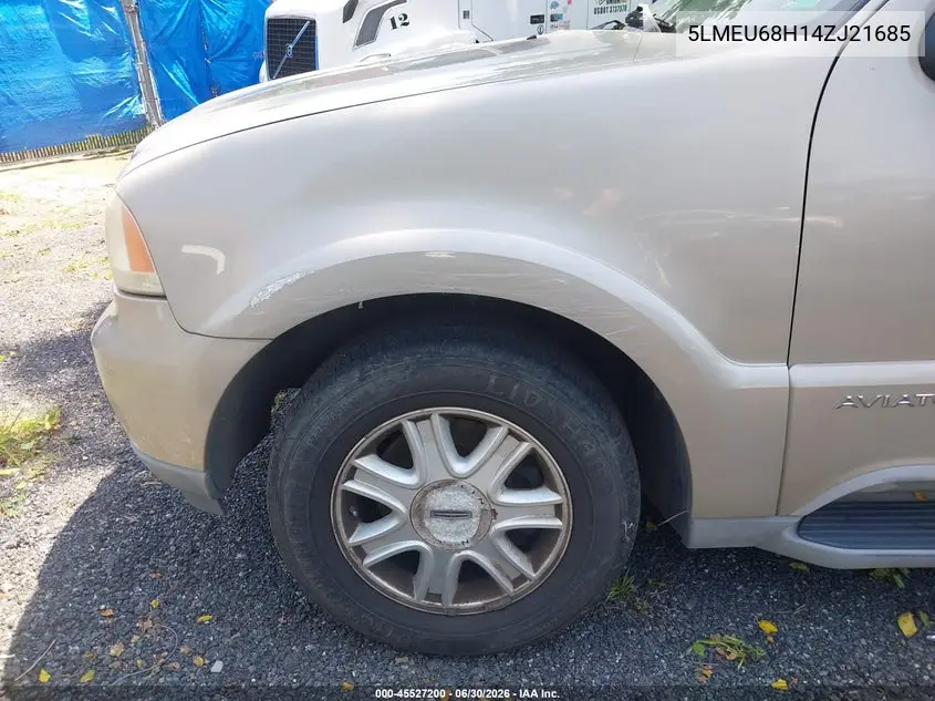 2004 Lincoln Aviator VIN: 5LMEU68H14ZJ21685 Lot: 45527200