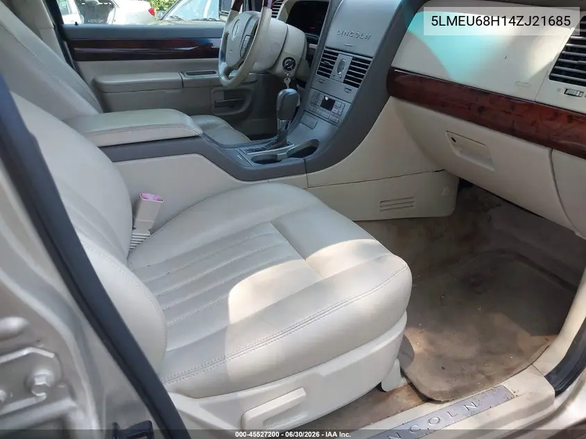 2004 Lincoln Aviator VIN: 5LMEU68H14ZJ21685 Lot: 45527200