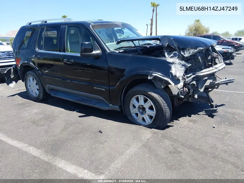 2004 Lincoln Aviator VIN: 5LMEU68H14ZJ47249 Lot: 45586473