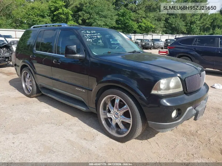 2005 Lincoln Aviator VIN: 5LMEU68H95ZJ29650 Lot: 45367179