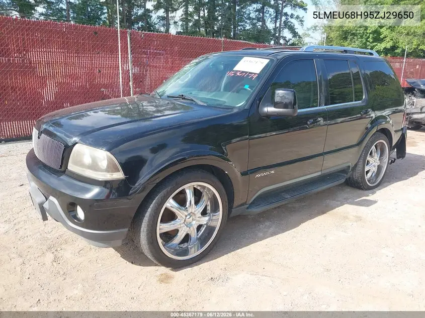 2005 Lincoln Aviator VIN: 5LMEU68H95ZJ29650 Lot: 45367179