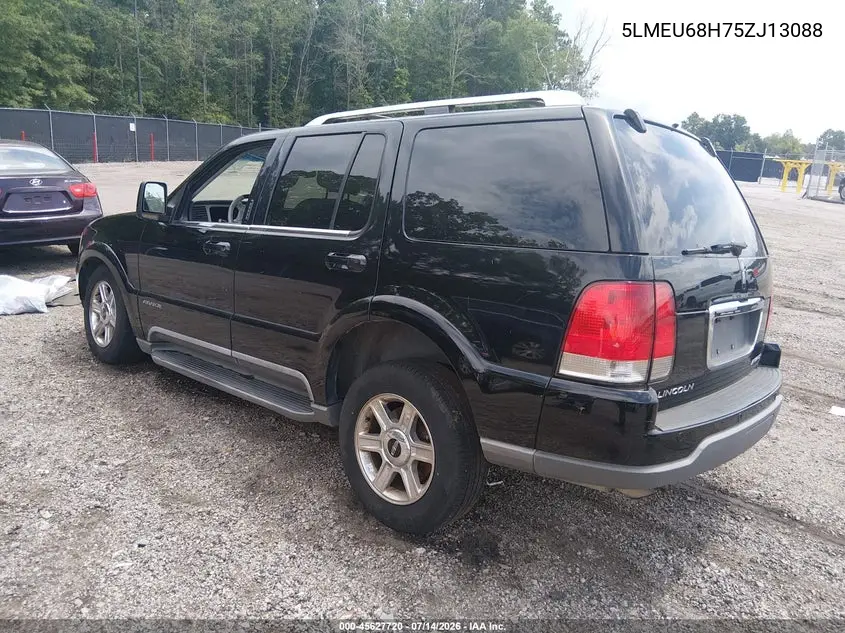 2005 Lincoln Aviator VIN: 5LMEU68H75ZJ13088 Lot: 45627720