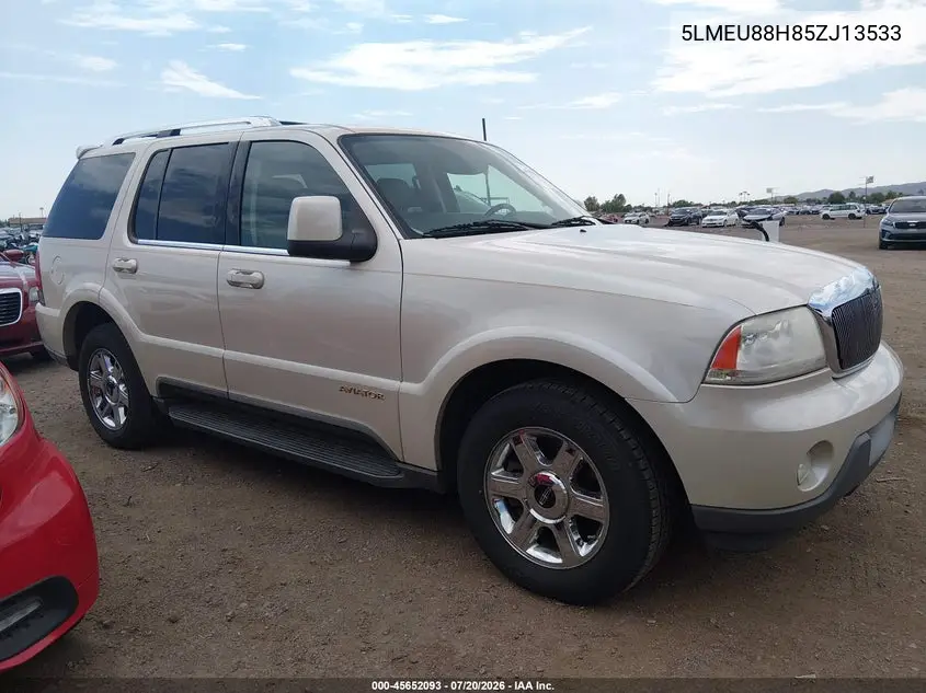 5LMEU88H85ZJ13533 2005 Lincoln Aviator