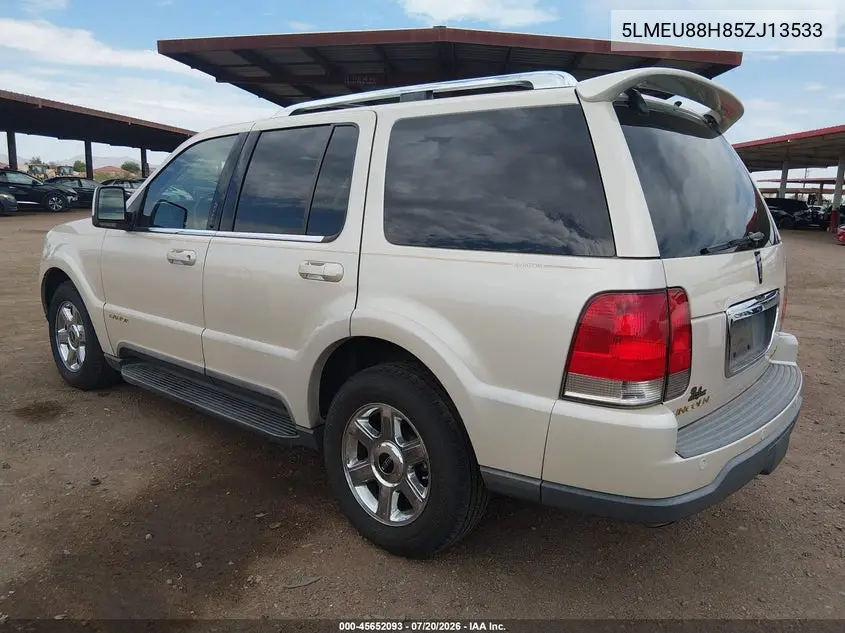 5LMEU88H85ZJ13533 2005 Lincoln Aviator