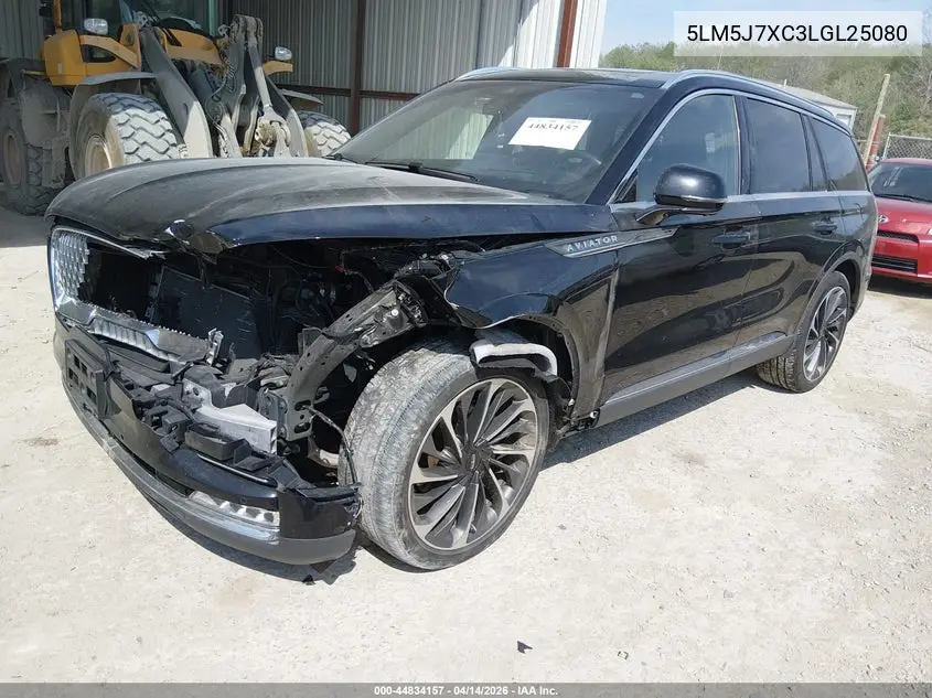 2020 Lincoln Aviator Reserve VIN: 5LM5J7XC3LGL25080 Lot: 44834157