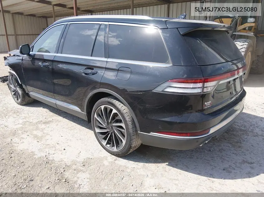 2020 Lincoln Aviator Reserve VIN: 5LM5J7XC3LGL25080 Lot: 44834157