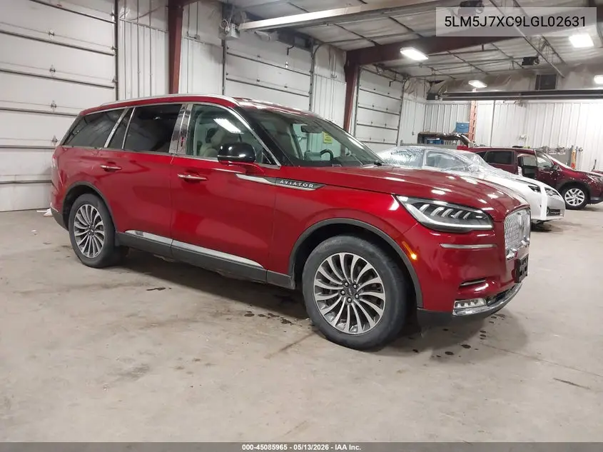 2020 Lincoln Aviator Reserve VIN: 5LM5J7XC9LGL02631 Lot: 45085965