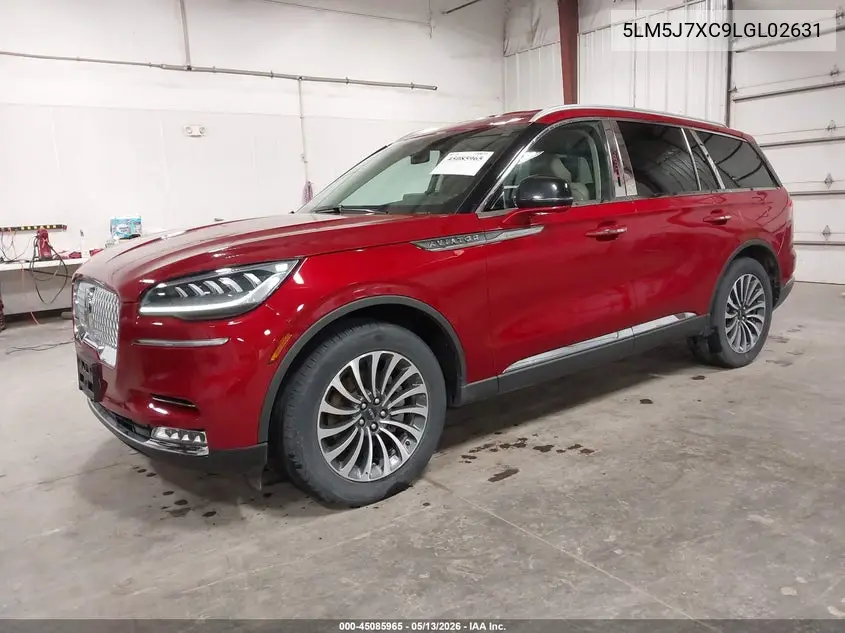 2020 Lincoln Aviator Reserve VIN: 5LM5J7XC9LGL02631 Lot: 45085965