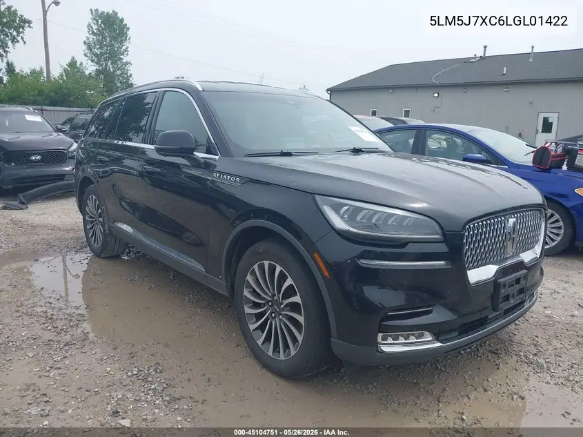 2020 Lincoln Aviator Reserve VIN: 5LM5J7XC6LGL01422 Lot: 45104751