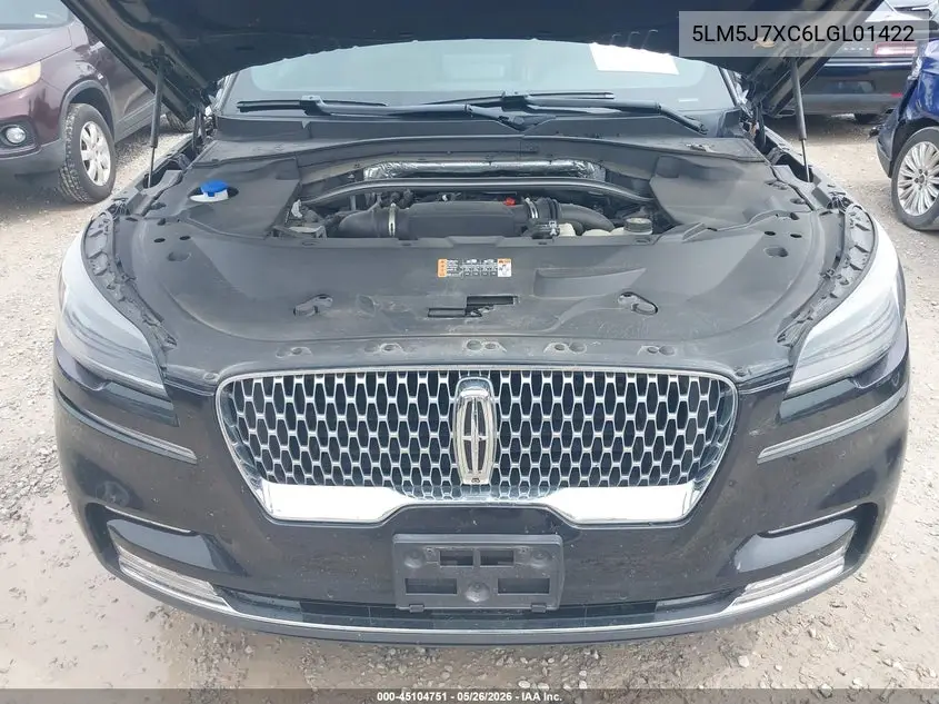 2020 Lincoln Aviator Reserve VIN: 5LM5J7XC6LGL01422 Lot: 45104751