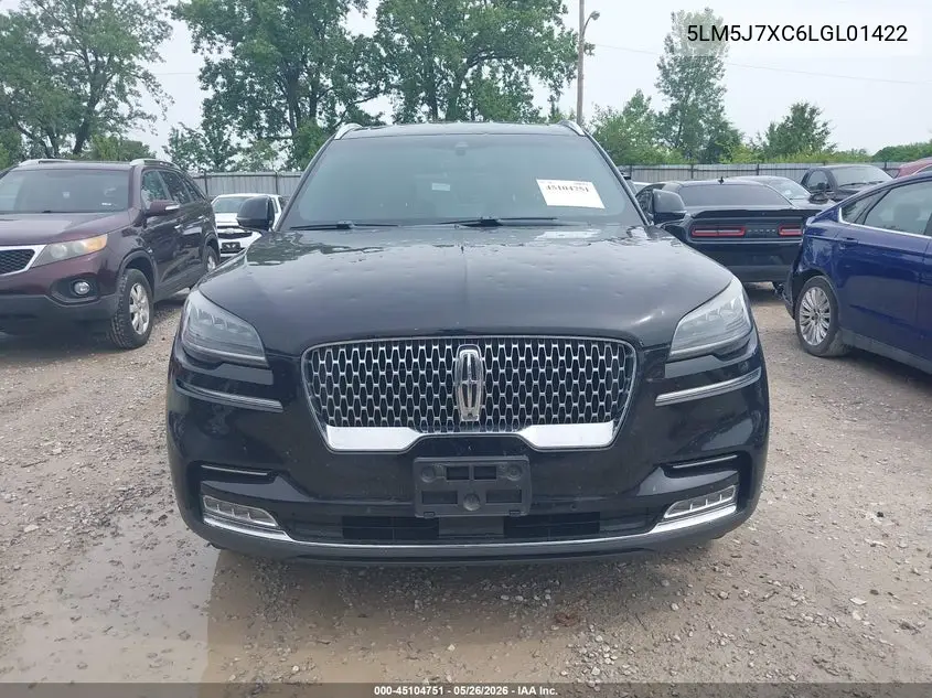 2020 Lincoln Aviator Reserve VIN: 5LM5J7XC6LGL01422 Lot: 45104751