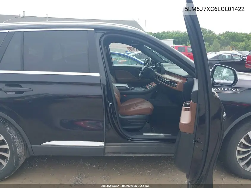 2020 Lincoln Aviator Reserve VIN: 5LM5J7XC6LGL01422 Lot: 45104751