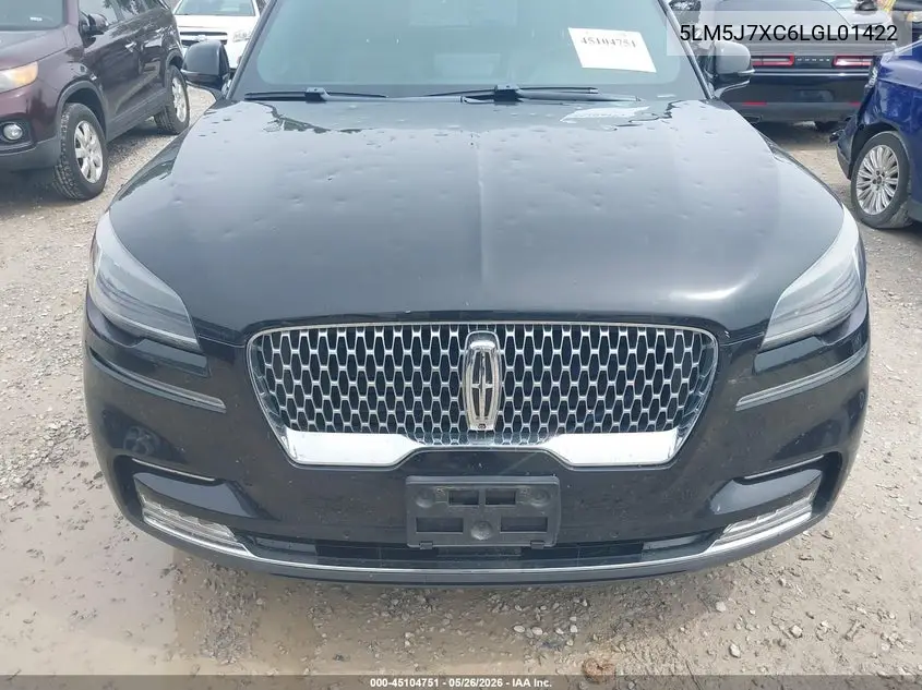 2020 Lincoln Aviator Reserve VIN: 5LM5J7XC6LGL01422 Lot: 45104751