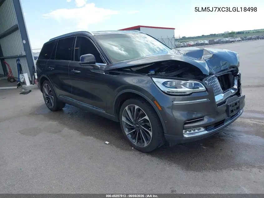 2020 Lincoln Aviator Reserve VIN: 5LM5J7XC3LGL18498 Lot: 45287513