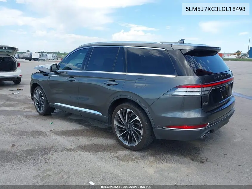 2020 Lincoln Aviator Reserve VIN: 5LM5J7XC3LGL18498 Lot: 45287513
