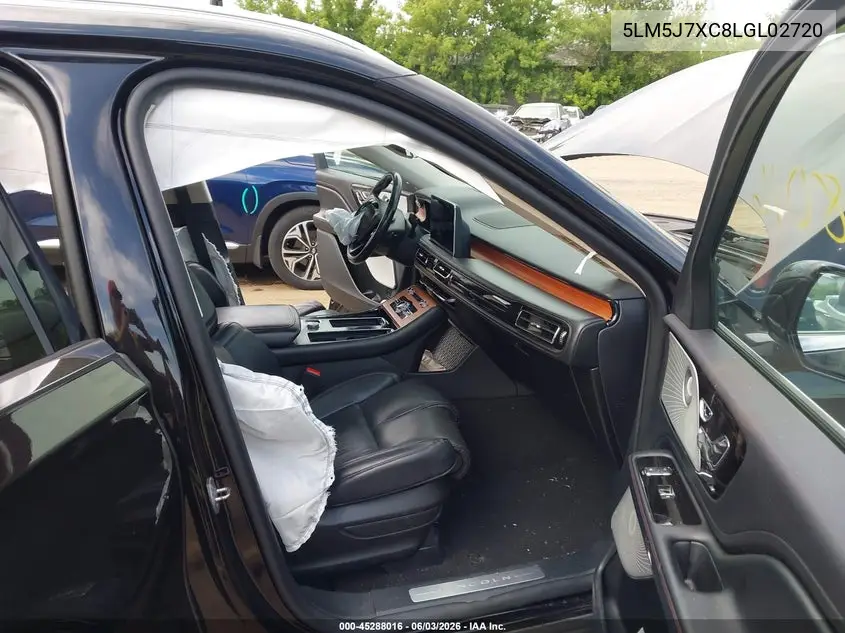2020 Lincoln Aviator Reserve VIN: 5LM5J7XC8LGL02720 Lot: 45288016