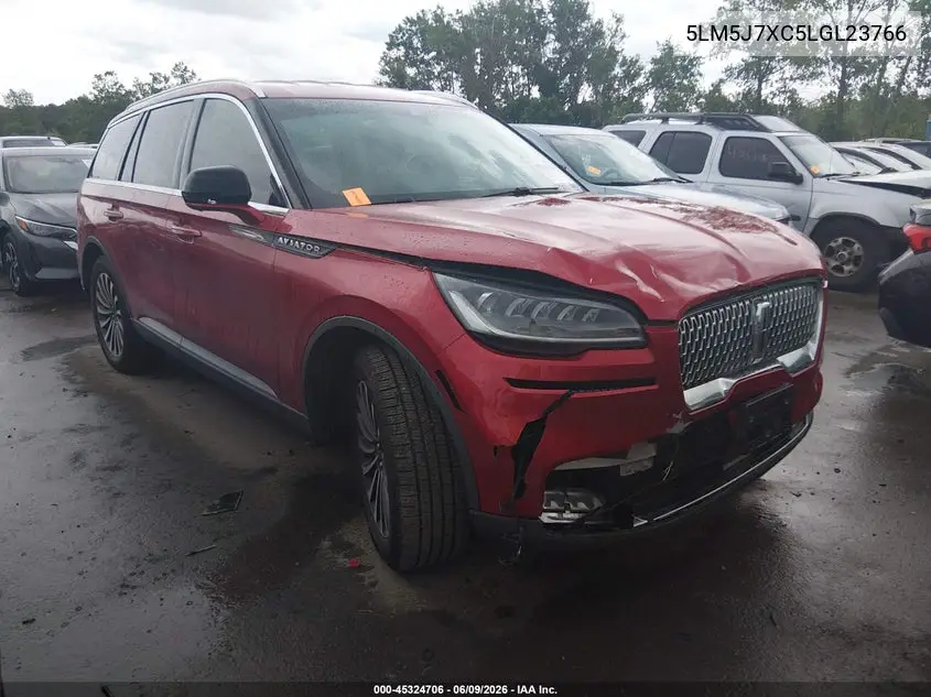 2020 Lincoln Aviator Reserve VIN: 5LM5J7XC5LGL23766 Lot: 45324706