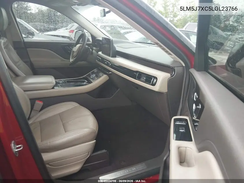 2020 Lincoln Aviator Reserve VIN: 5LM5J7XC5LGL23766 Lot: 45324706