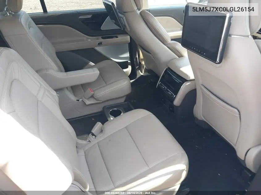 2020 Lincoln Aviator Reserve VIN: 5LM5J7XC0LGL26154 Lot: 45368269