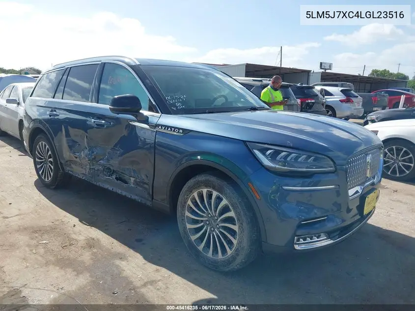 2020 Lincoln Aviator Reserve VIN: 5LM5J7XC4LGL23516 Lot: 45416235