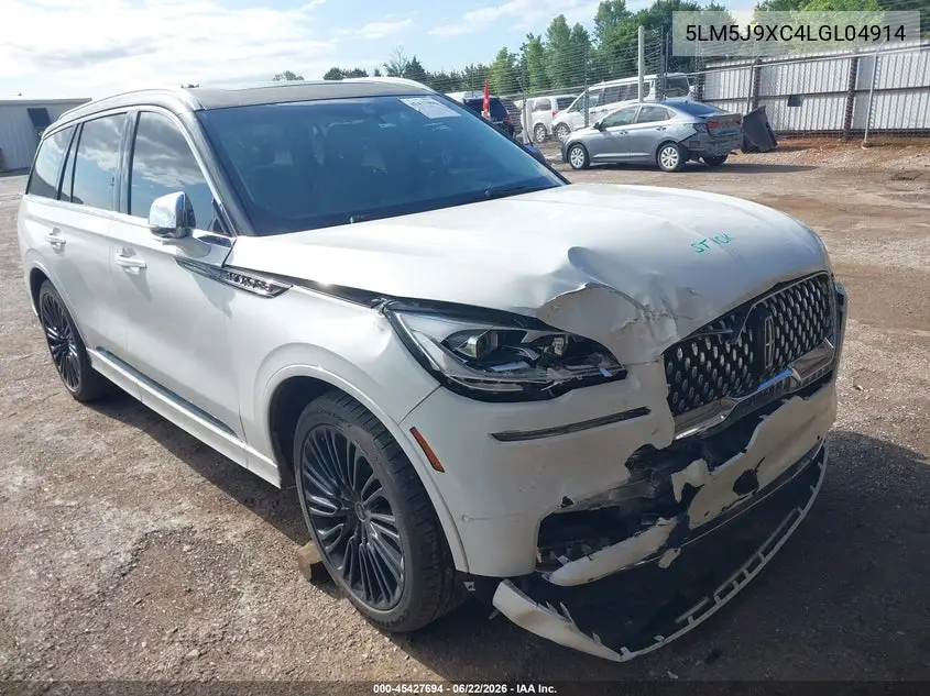 2020 Lincoln Aviator Black Label VIN: 5LM5J9XC4LGL04914 Lot: 45427694