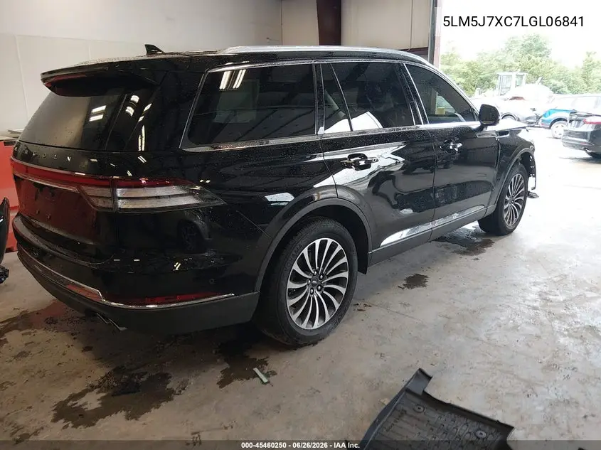 2020 Lincoln Aviator Reserve VIN: 5LM5J7XC7LGL06841 Lot: 45460250