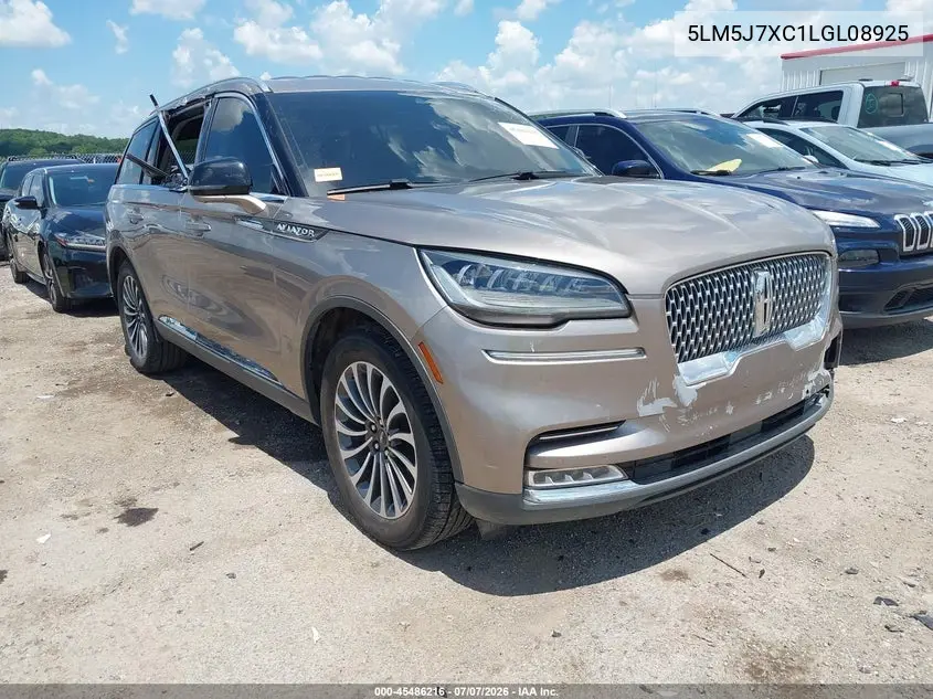2020 Lincoln Aviator Reserve VIN: 5LM5J7XC1LGL08925 Lot: 45486216