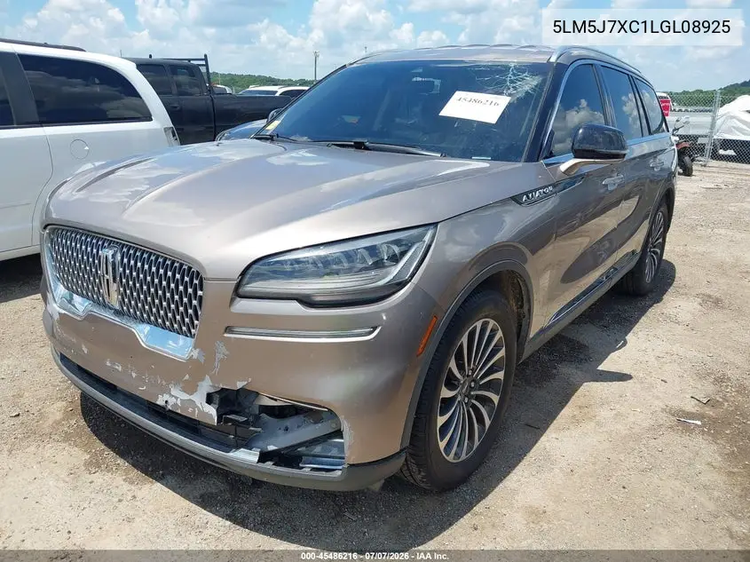 2020 Lincoln Aviator Reserve VIN: 5LM5J7XC1LGL08925 Lot: 45486216