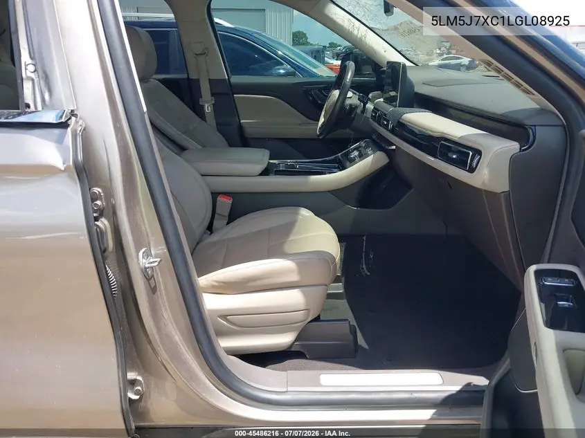 2020 Lincoln Aviator Reserve VIN: 5LM5J7XC1LGL08925 Lot: 45486216