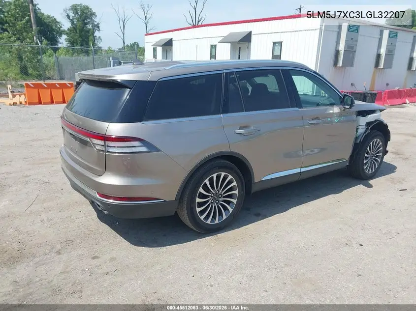 2020 Lincoln Aviator Reserve VIN: 5LM5J7XC3LGL32207 Lot: 45512063