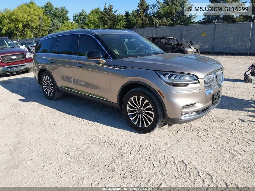 2020 Lincoln Aviator Reserve VIN: 5LM5J7XC9LGL16299 Lot: 45564101