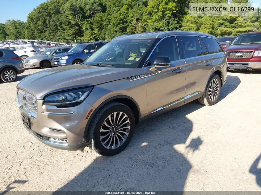 2020 Lincoln Aviator Reserve VIN: 5LM5J7XC9LGL16299 Lot: 45564101