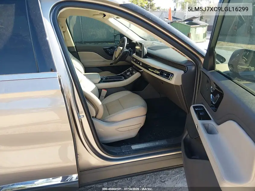 2020 Lincoln Aviator Reserve VIN: 5LM5J7XC9LGL16299 Lot: 45564101