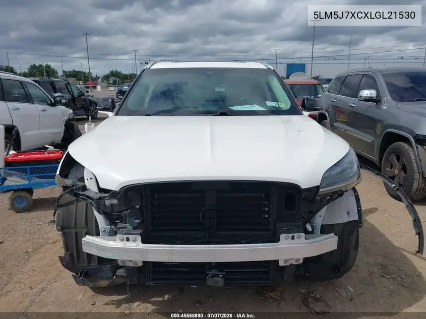2020 Lincoln Aviator Reserve VIN: 5LM5J7XCXLGL21530 Lot: 45568890