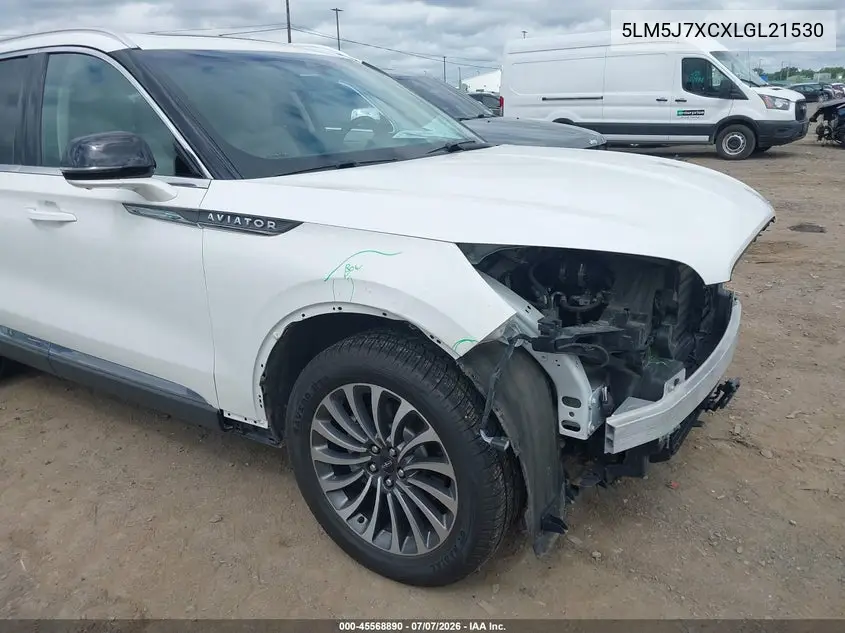 2020 Lincoln Aviator Reserve VIN: 5LM5J7XCXLGL21530 Lot: 45568890