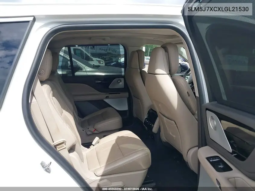 2020 Lincoln Aviator Reserve VIN: 5LM5J7XCXLGL21530 Lot: 45568890