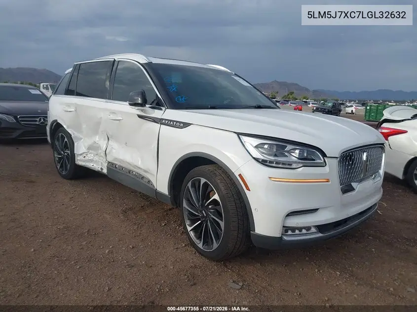2020 Lincoln Aviator Reserve VIN: 5LM5J7XC7LGL32632 Lot: 45630969