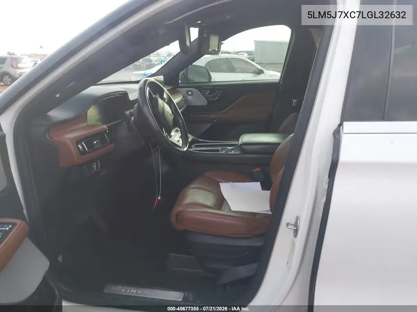 2020 Lincoln Aviator Reserve VIN: 5LM5J7XC7LGL32632 Lot: 45630969
