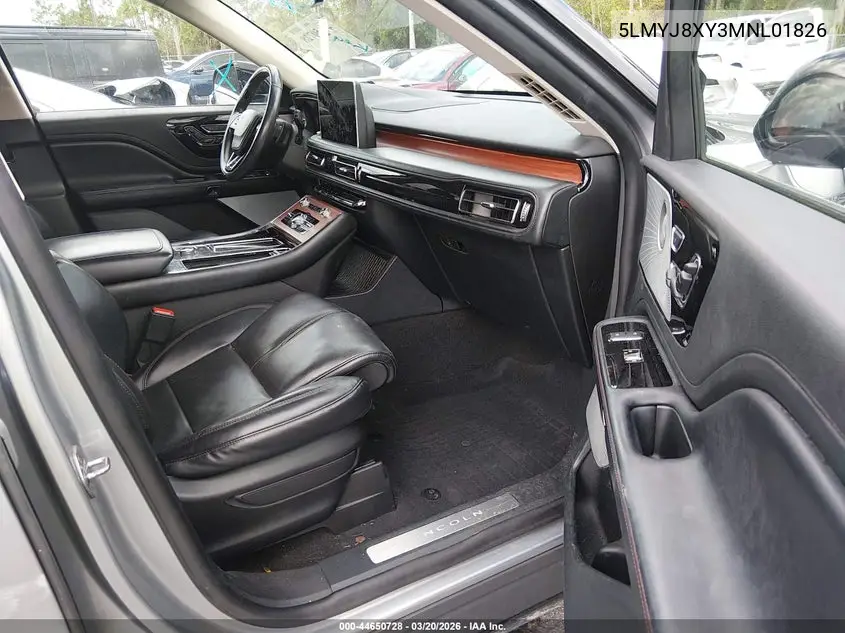 2021 Lincoln Aviator Grand Touring VIN: 5LMYJ8XY3MNL01826 Lot: 44650728