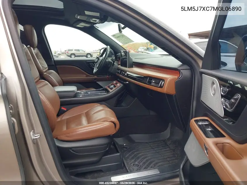 2021 Lincoln Aviator Reserve VIN: 5LM5J7XC7MGL06890 Lot: 45239997