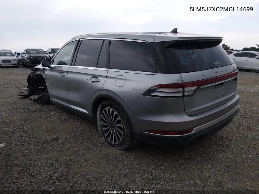 2021 Lincoln Aviator Reserve VIN: 5LM5J7XC2MGL14699 Lot: 45488513