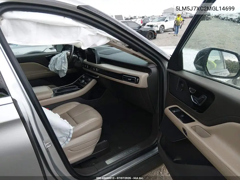 2021 Lincoln Aviator Reserve VIN: 5LM5J7XC2MGL14699 Lot: 45488513