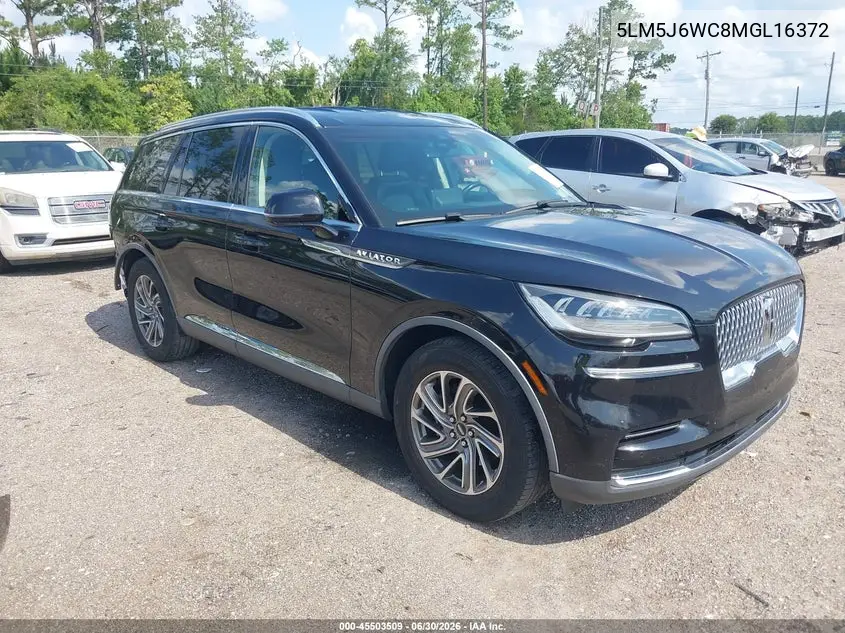 2021 Lincoln Aviator Standard VIN: 5LM5J6WC8MGL16372 Lot: 45503509